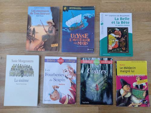 Vends livres collège