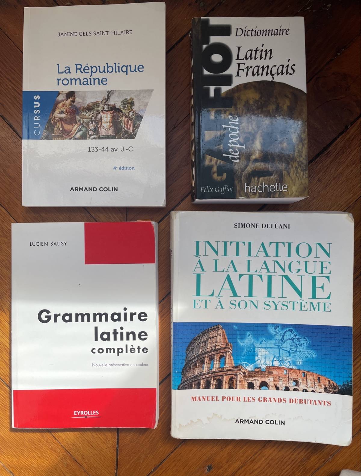 Vends livres d’occasion latin