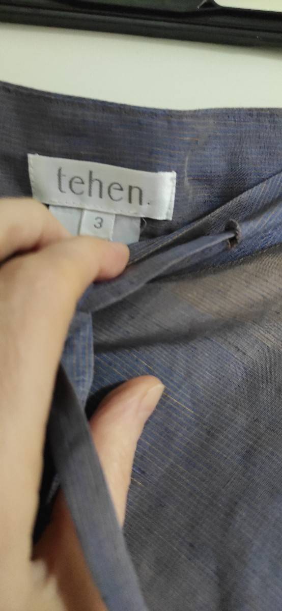 Vends jupe longue neuve en lin et soie marque Tehen