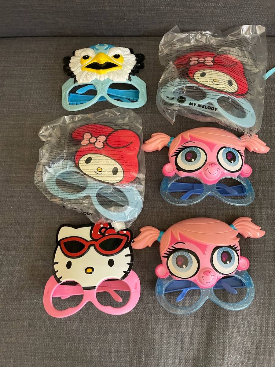 Vends 6 lunettes masque pour animer un goûter rigolo