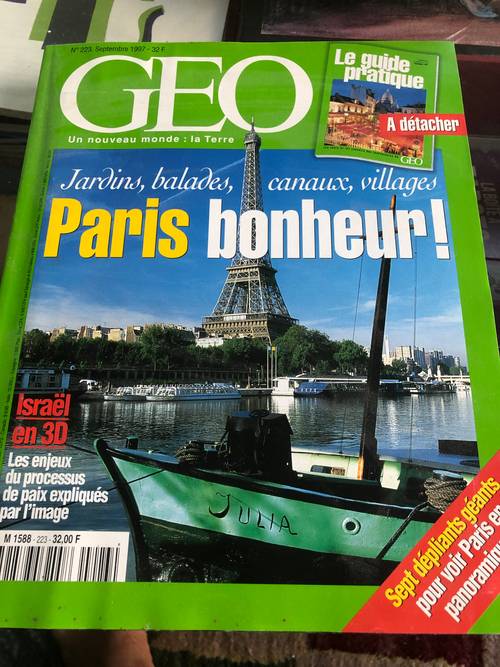 Vends magazine GÉO 1997