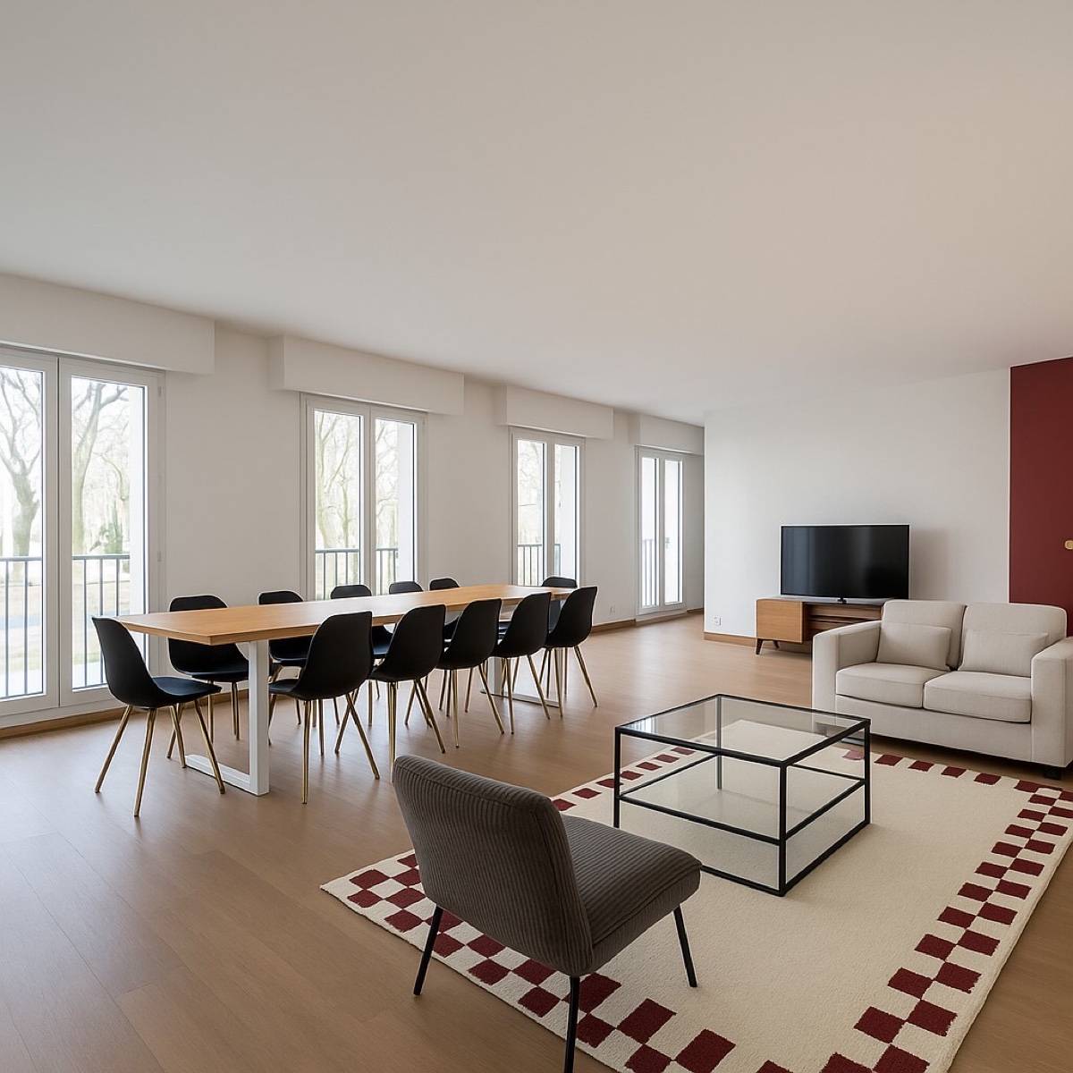 Vends magnifique appartement familial 150m² 4 chambres à Versailles