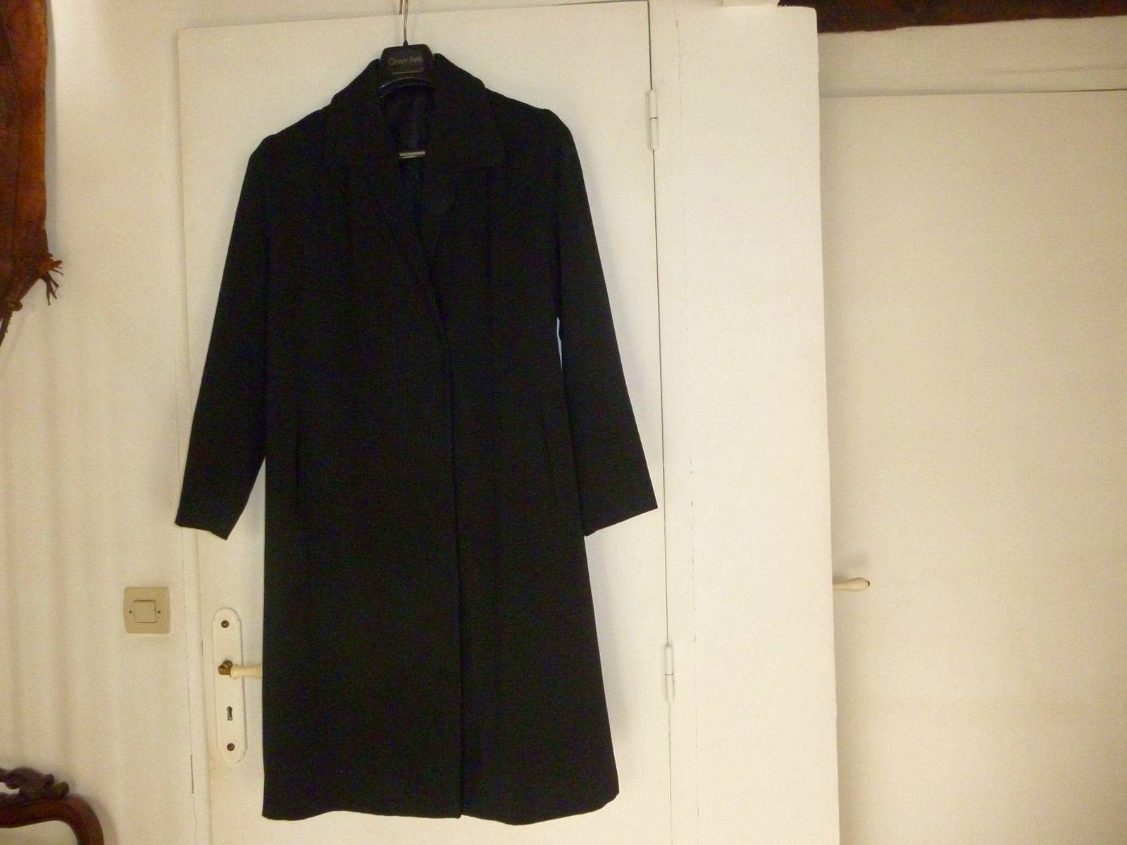 Vends manteau femme noir "vintage " taille 40