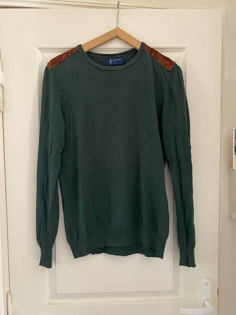 Vends pull vert et marron Jules - Taille M