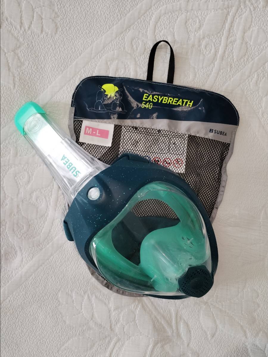 Masque / tuba de surface Easybreathe 540 taille M/L