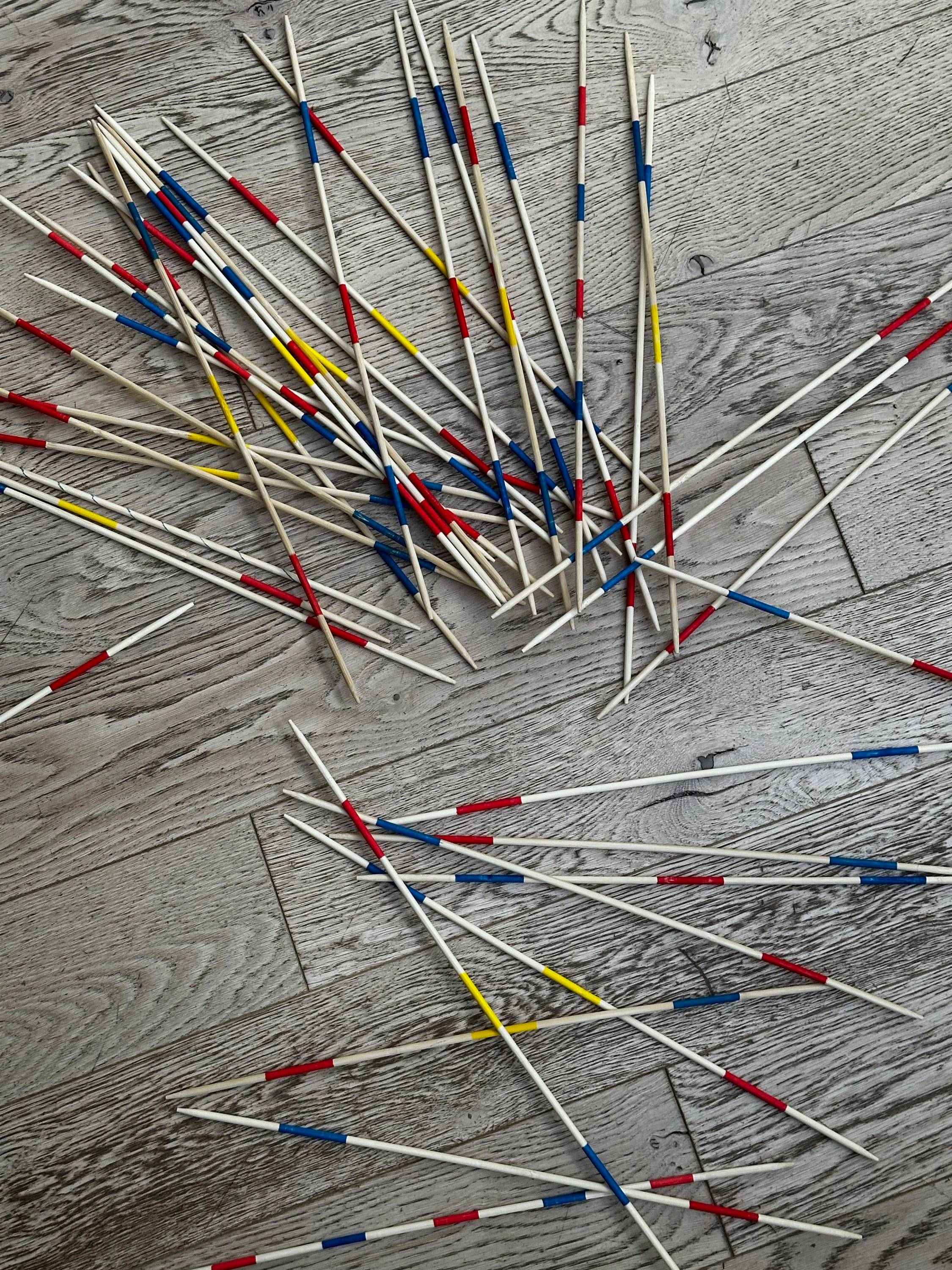 Vends Mikado géant 50cm - Jeu bois extérieur - très bon état