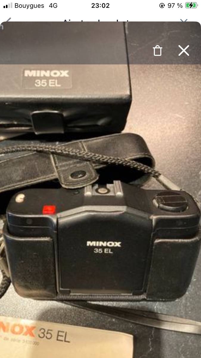 Vends 3 Minox 35 argentiques, EL,GT et GT-E