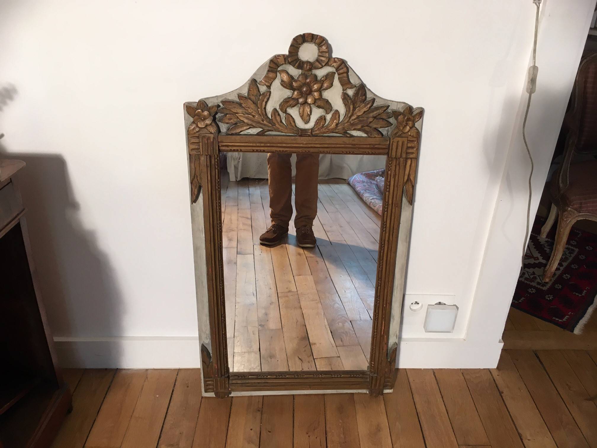 Vends beau miroir ancien (vers 1900)