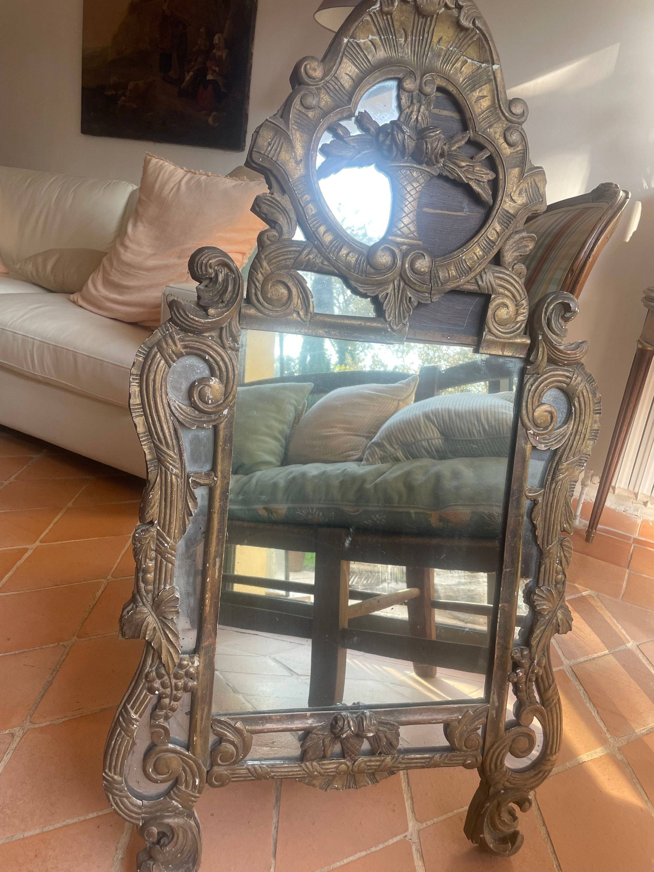 Vends miroir style XVIII