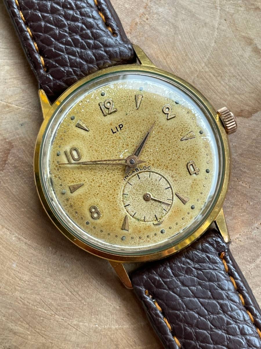 Montre Vintage LIP Diamètre 28 Mm - Cadran Ancien Stock LIP - Pièce D'horlogerie