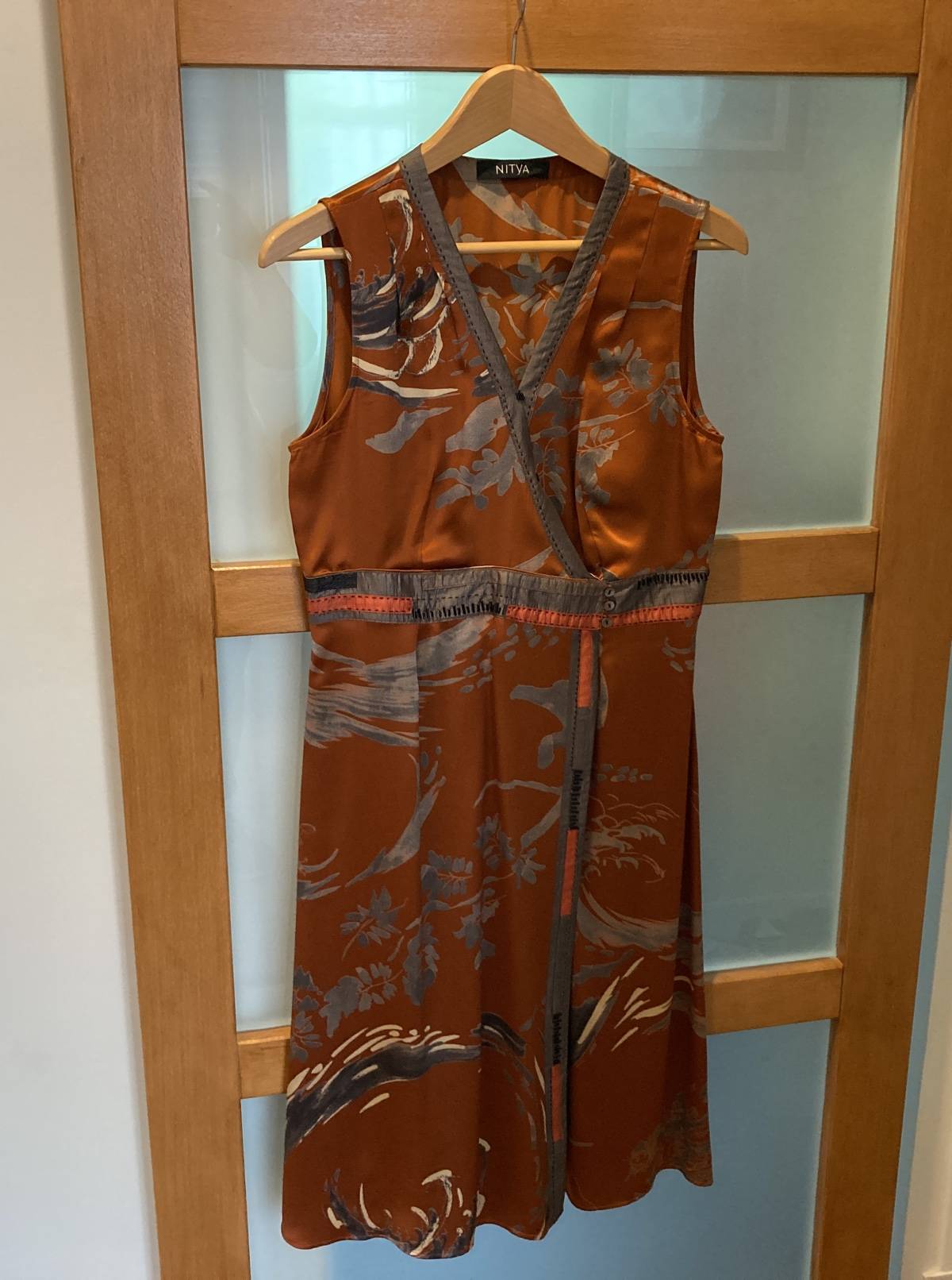 Vends robe en soie Nitya - Taille XL