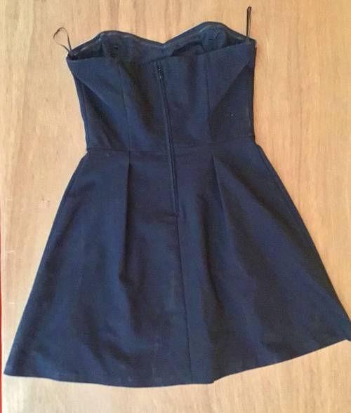 Vends Robe noire bustier taille 38 excellent état