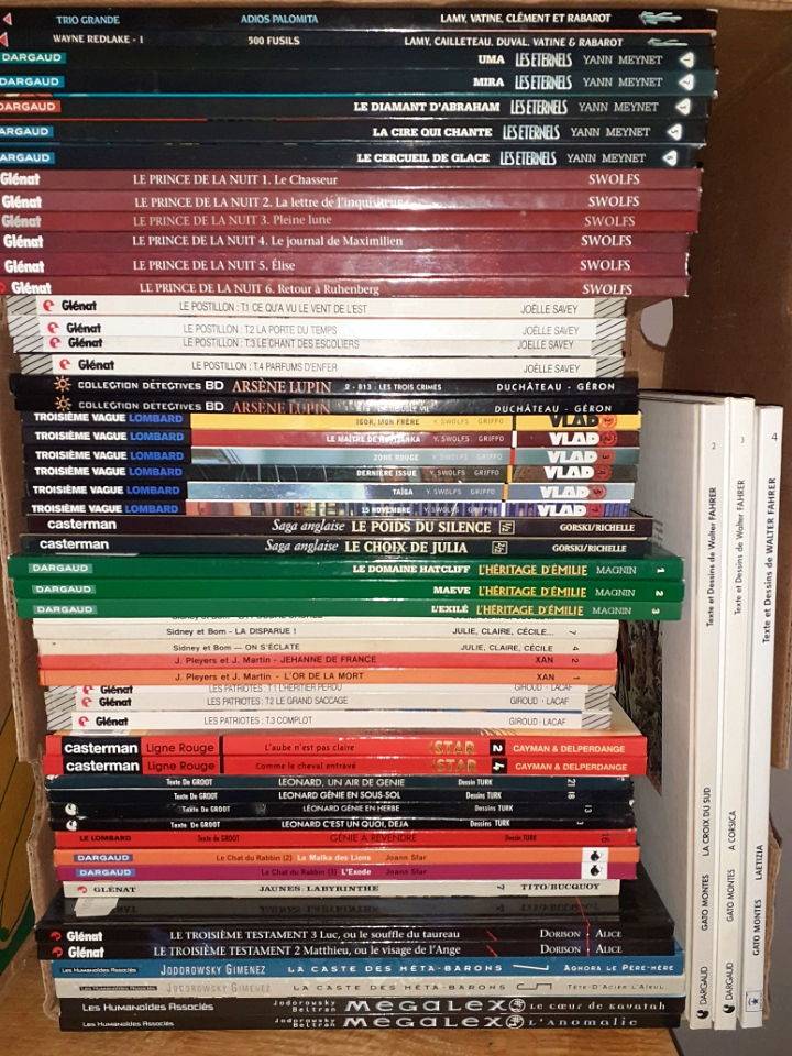 Vends de nombreuses BD