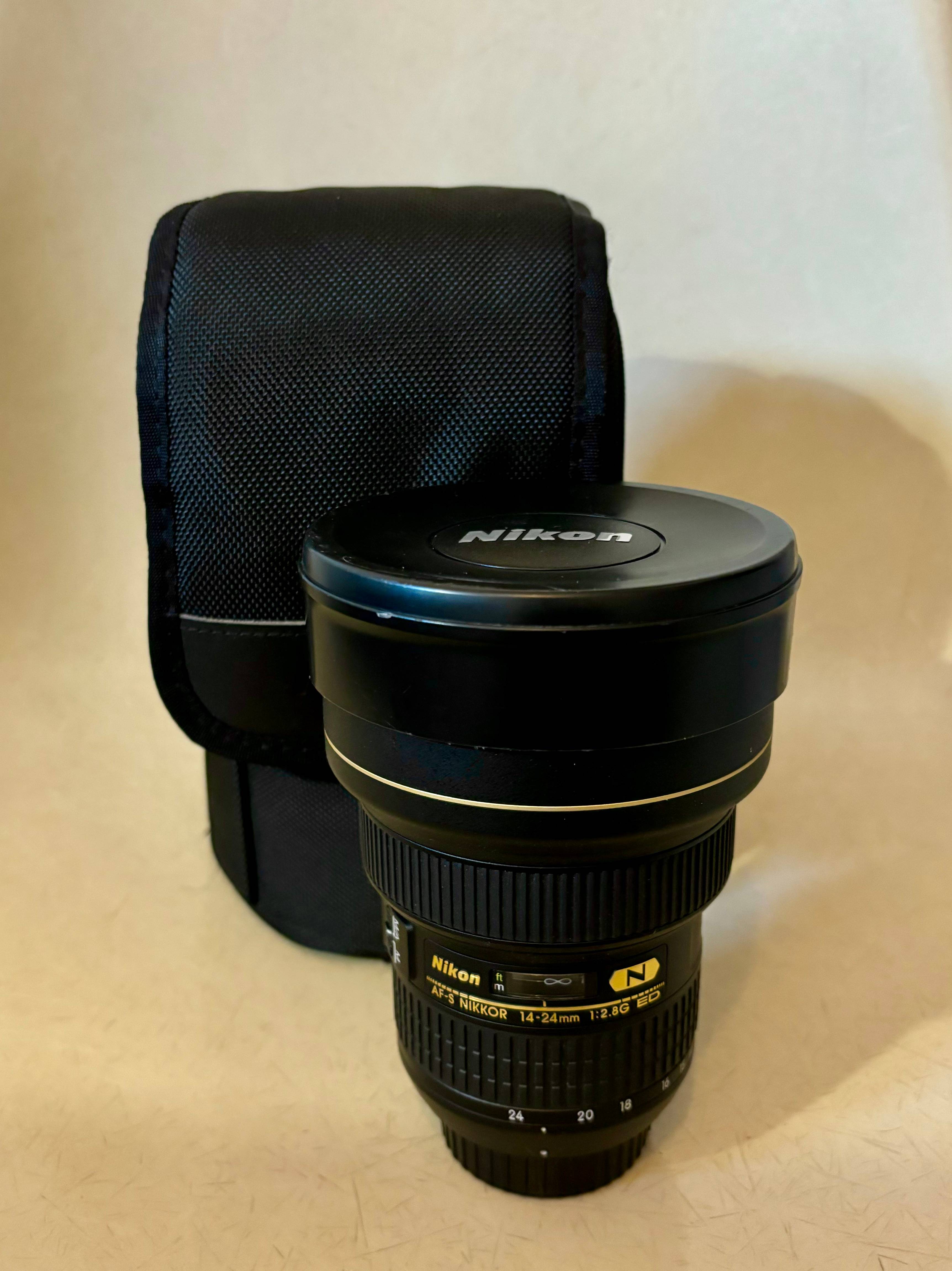 Vends objectif Nikkor AF-S 14-24 / f2.8G ED de chez Nikon