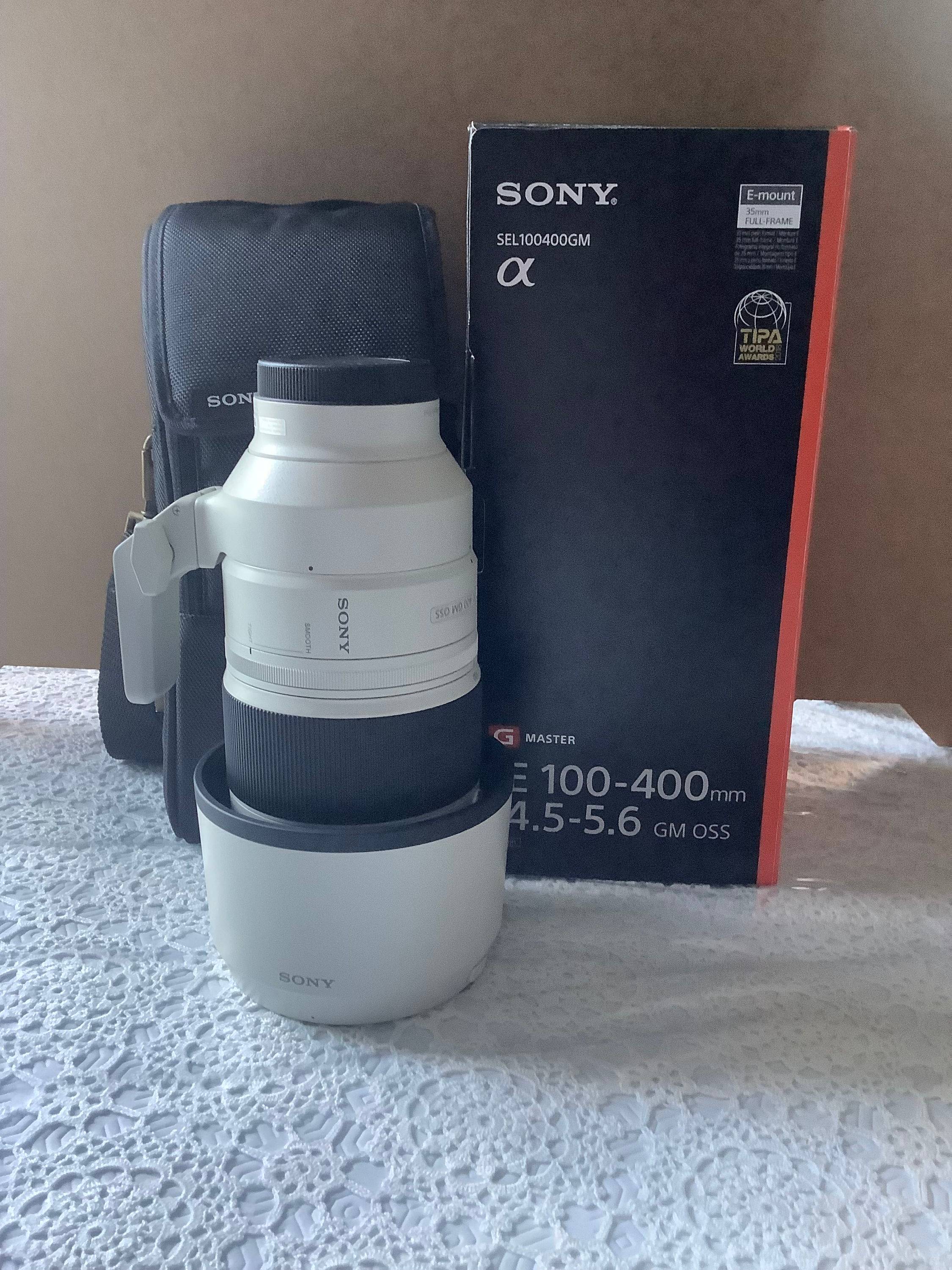 Vends objectif photo zoom FE 100-400mm F4.5-5.6 GM OSS pour appareil SONY