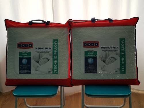 Vends oreiller à mémoire de forme Dodo Thermo Fresh neuf