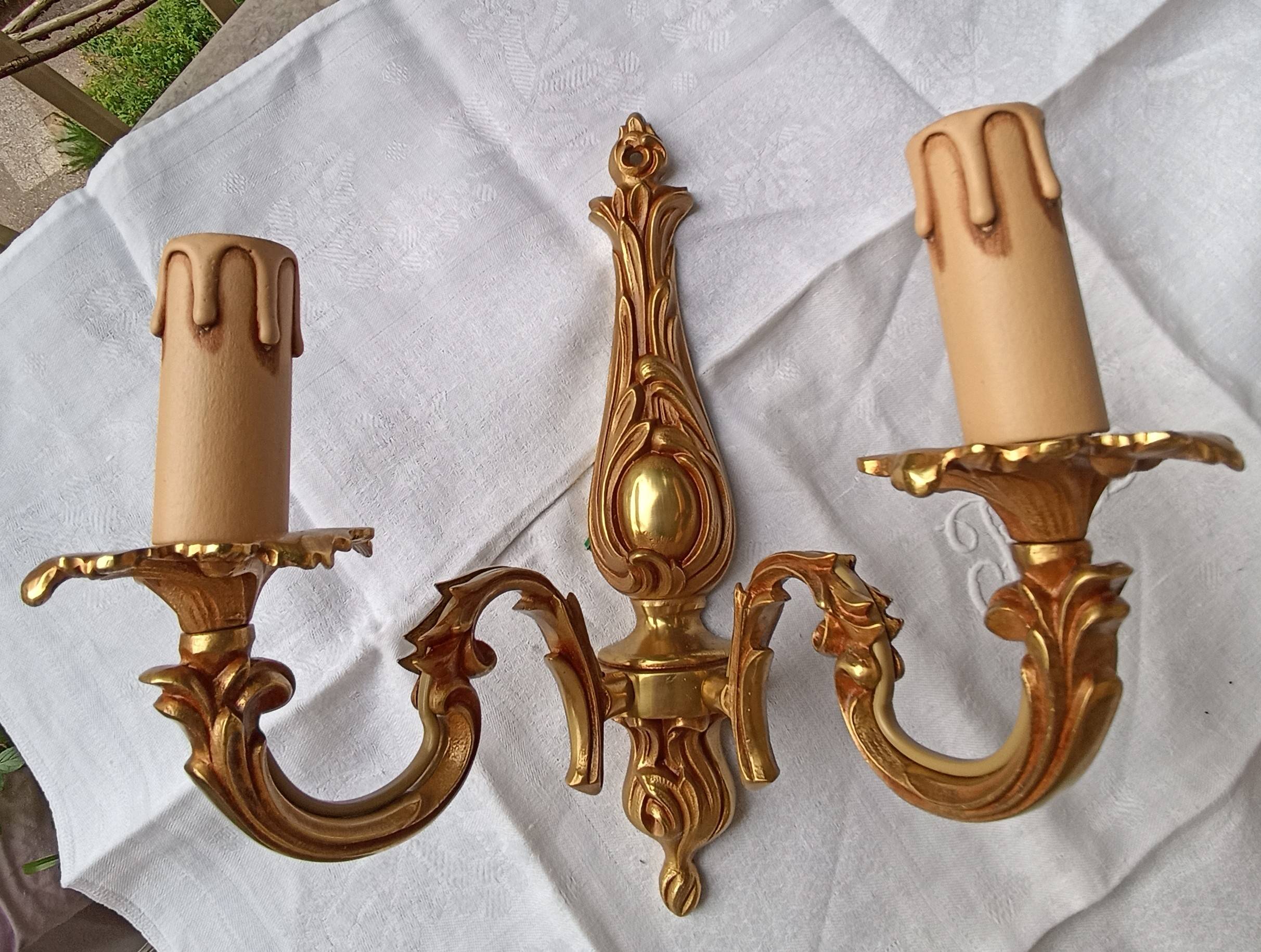 Vends paire d’appliques anciennes