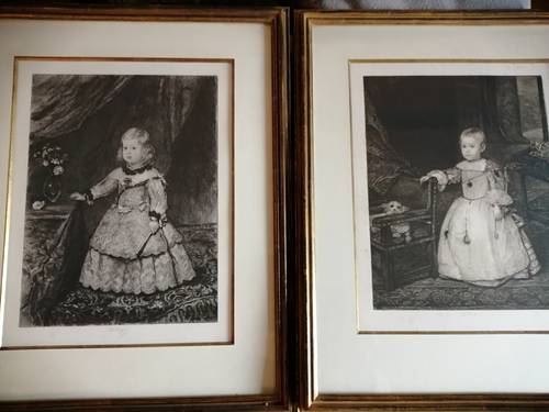 Vends paire de gravures anciennes
