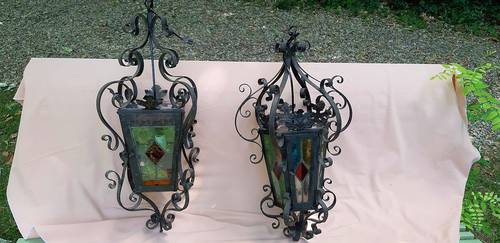 Vends paire de suspensions de jardin