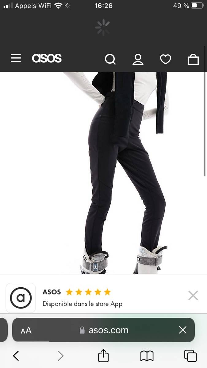 Vends pantalon fuseau de ski