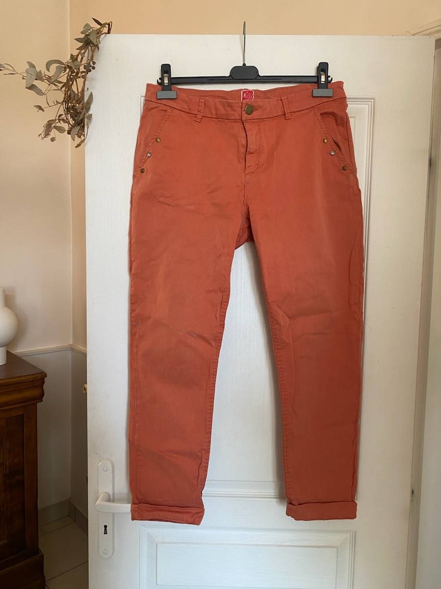Pantalon Femme Miss Captain Taille 48 - Style Skinny, Bi-matière Noir, Neuf Avec étiquettes