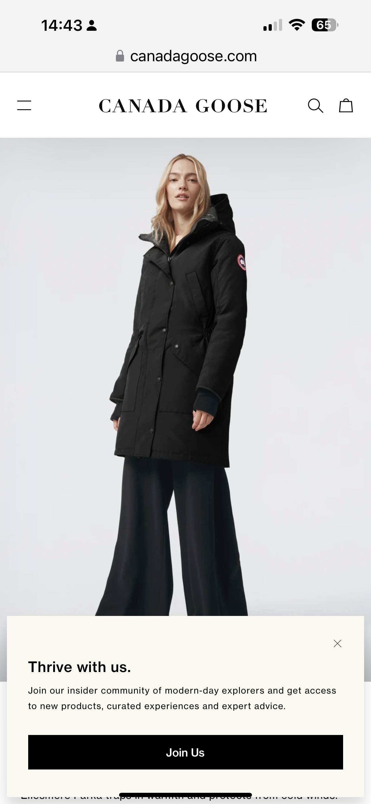 Vends parka Canada Goose femme on Gens de Confiance