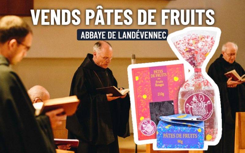 Vends pâtes de fruits 🍊🍓🍋 Abbaye de Landévennec [Bretagne] on Gens de Confiance