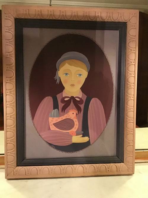 Vends peinture sur bois pour chambre d’enfant