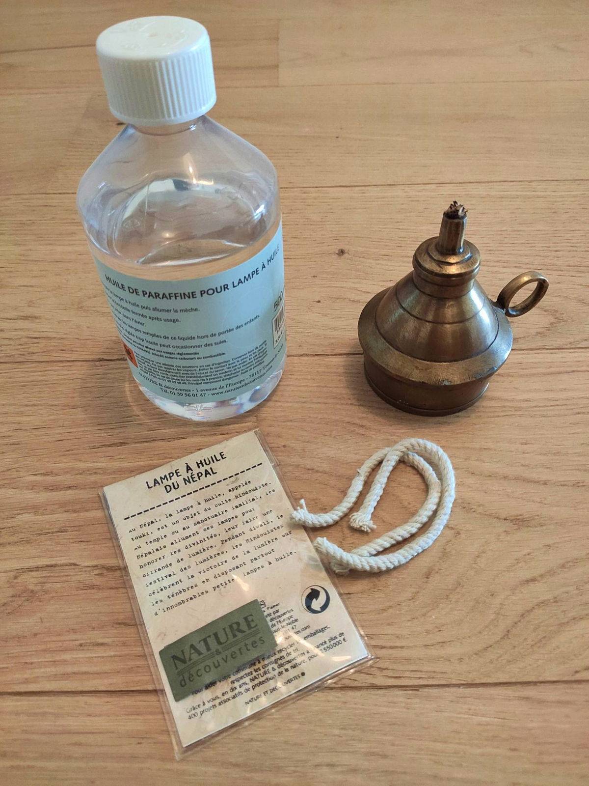 Petite lampe à huile