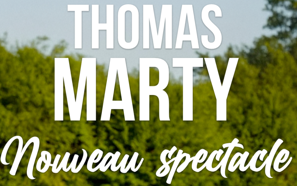 Vends 2 places pour le spectacle de Thomas Marty le 10 avril