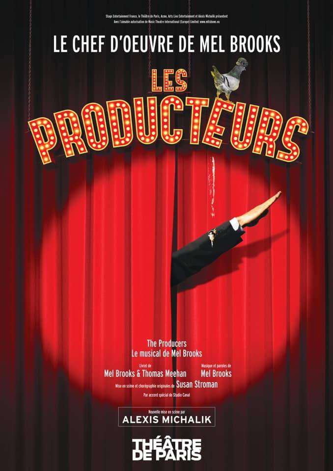 Vends place pour la pièce de théâtre "Les Producteurs" de Michalak le 25 septembre