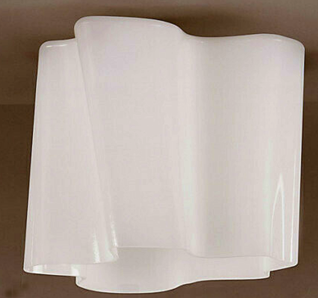 Plafonnier Artemide Logico, à 3 lampes, 120°, 45 x 45 cm