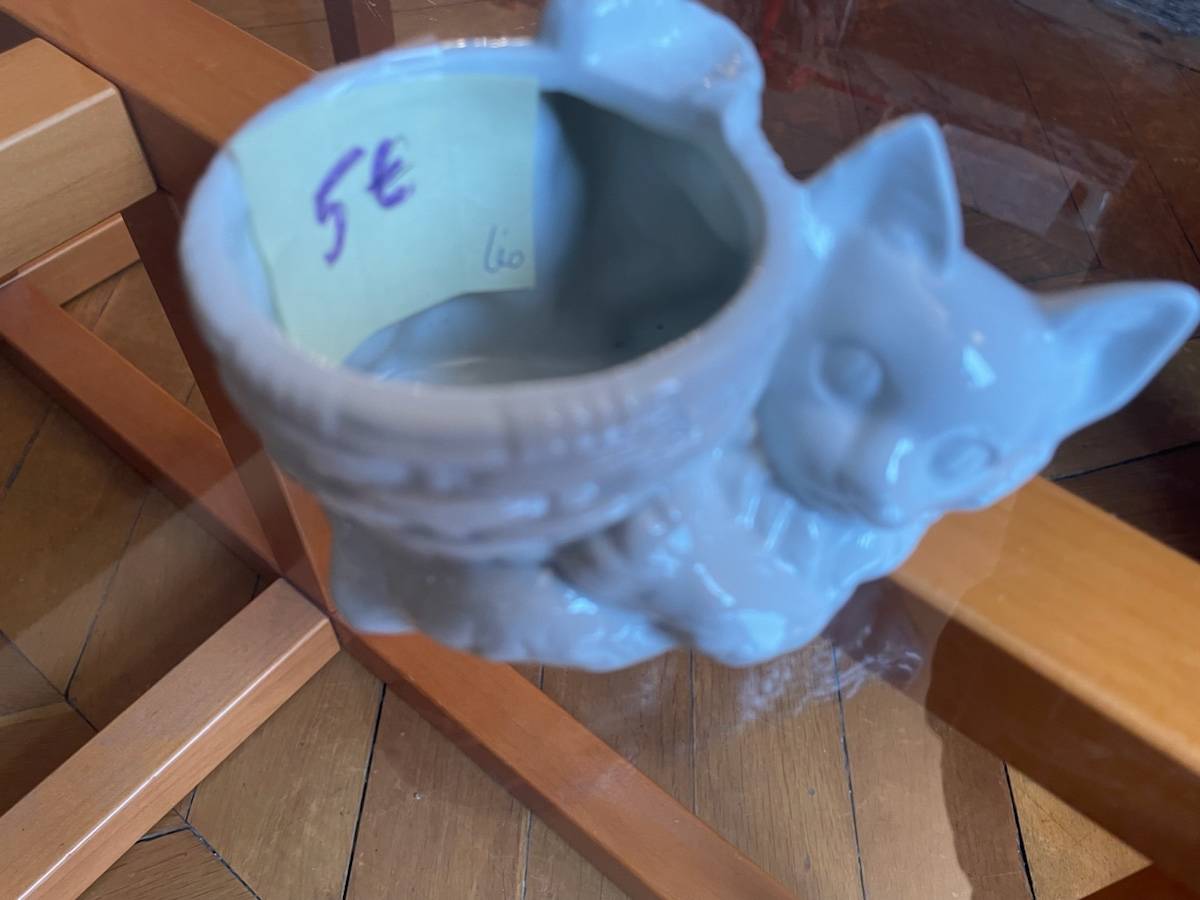 Vends vide poche céramique Chat