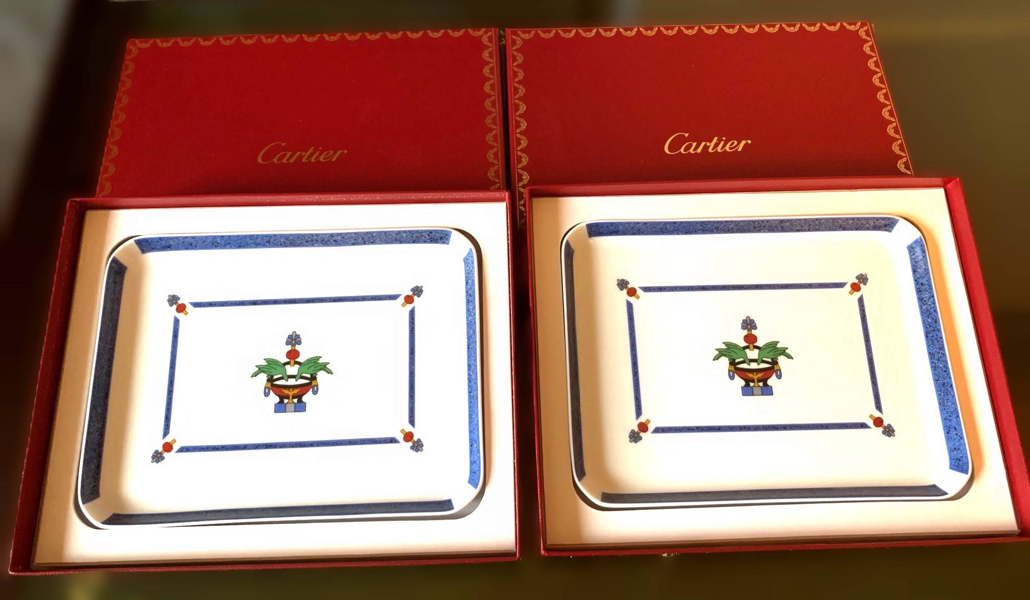 Vide-Poche en porcelaine - marque Cartier