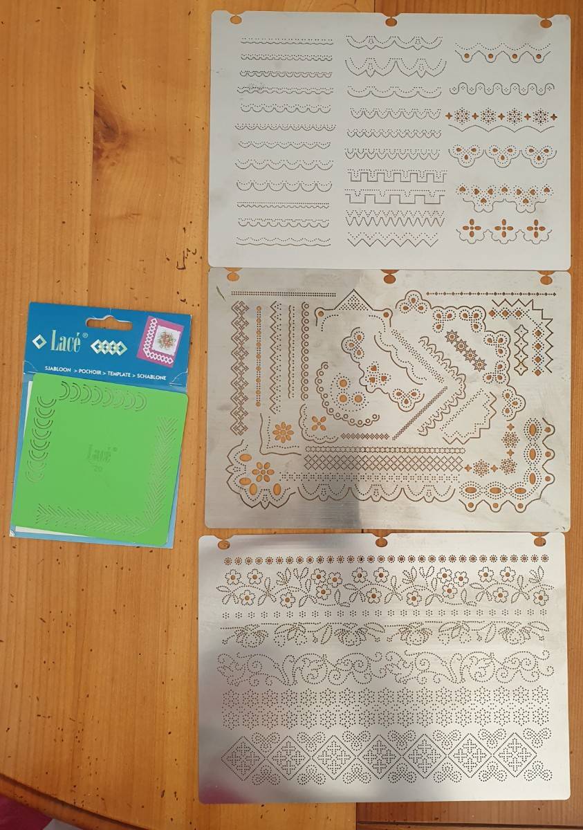 Vends pochoirs divers usages mandalas, broderie, encadrement