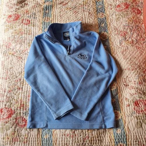 Polaire enfant coloris bleu ciel 140cm, taille 10ans, très bon état