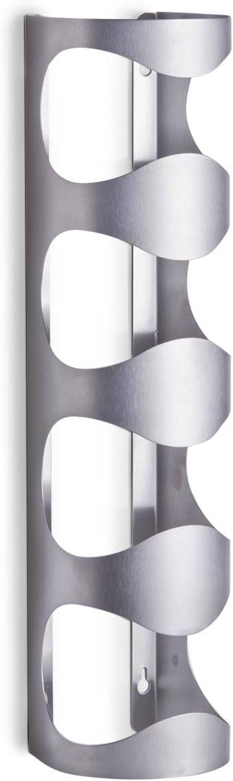 Vends 2 Porte-Bouteilles Mural en Acier Inoxydable