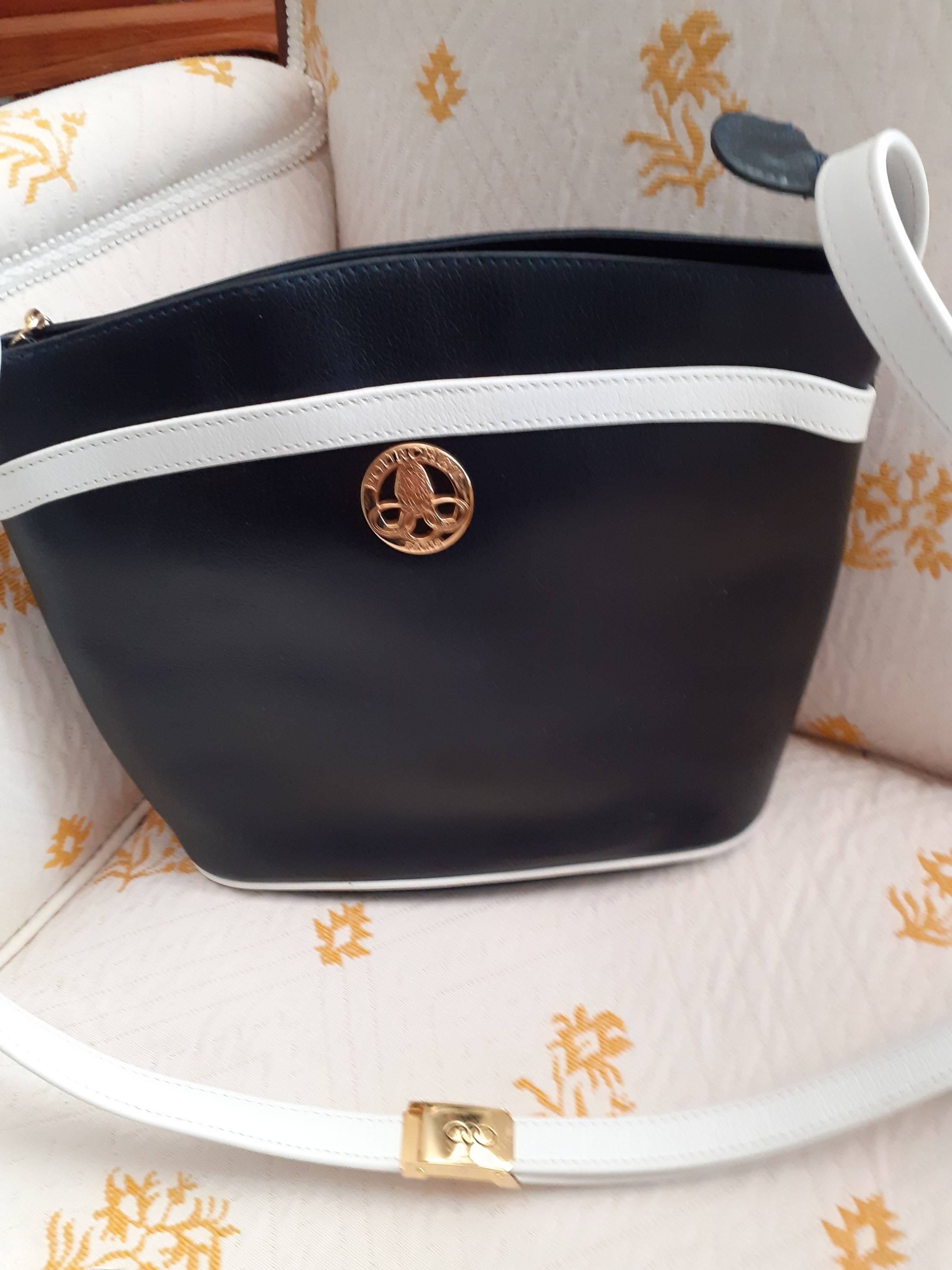 Vends SAC LUXE "POURCHET" Marine Printemps/Eté