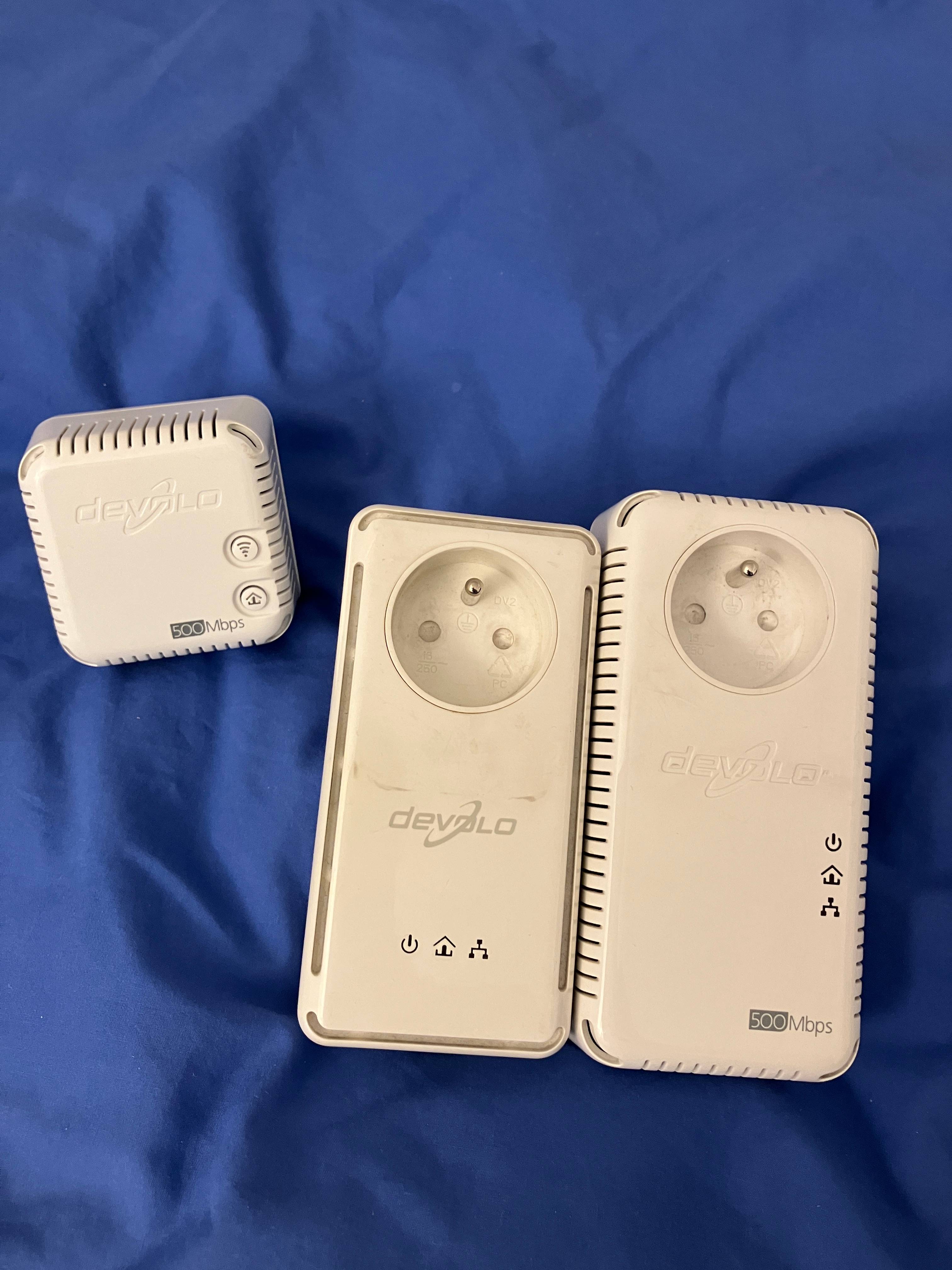 Vends pack de 3 prises Devolo CPL