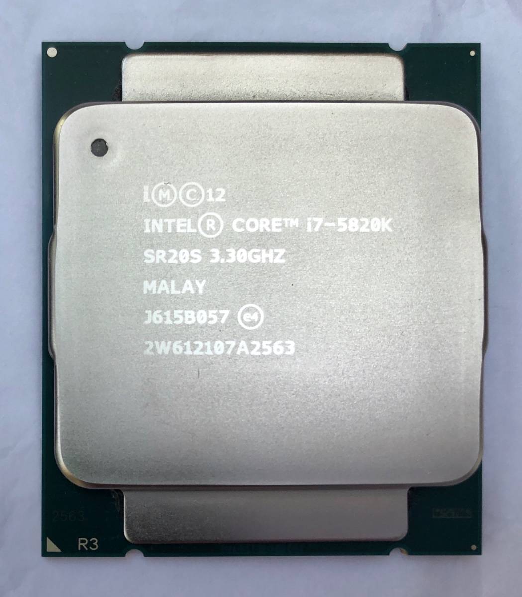 Vends processeur intel core i7-5820K SR20S 3,30 Ghz