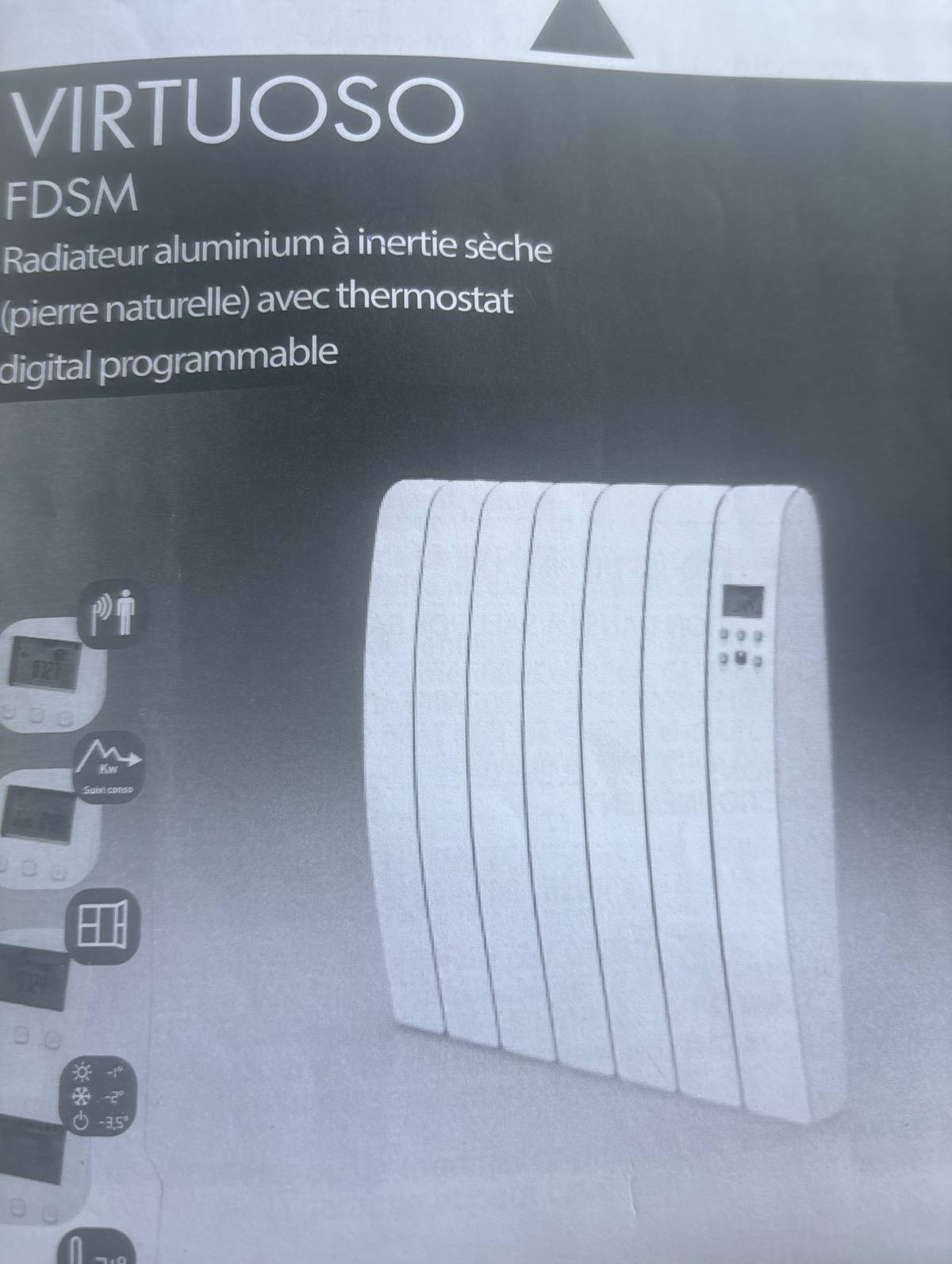 Vends radiateur Équation à inertie sèche, très peu servi, cause remplacement par un sèche serviette