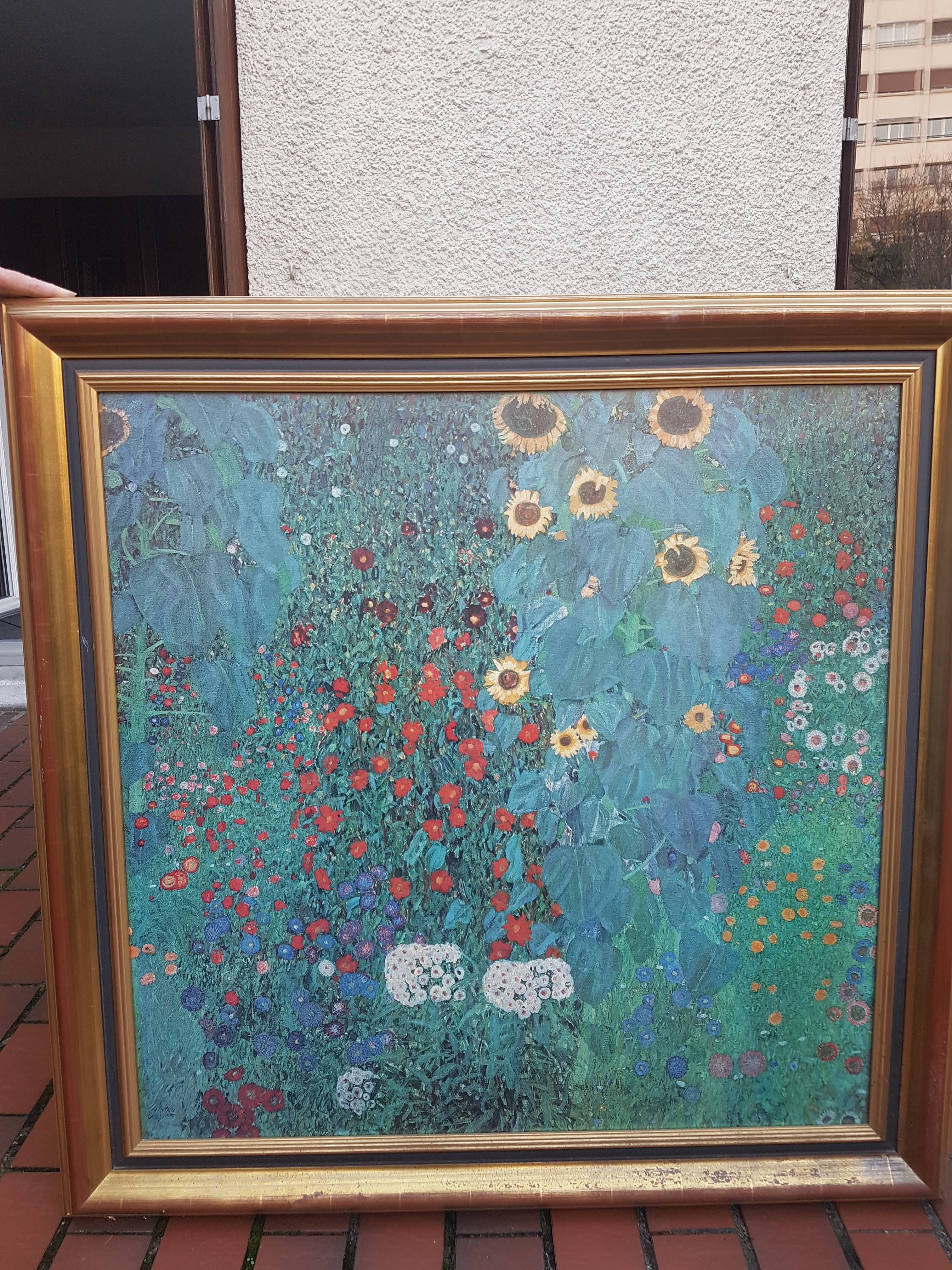 Vends reproduction encadrée de Gustave Klimt