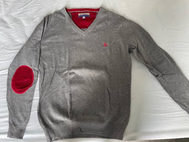 Pull Sandro gris taille m-l porté une seule fois (Neuf (Voir