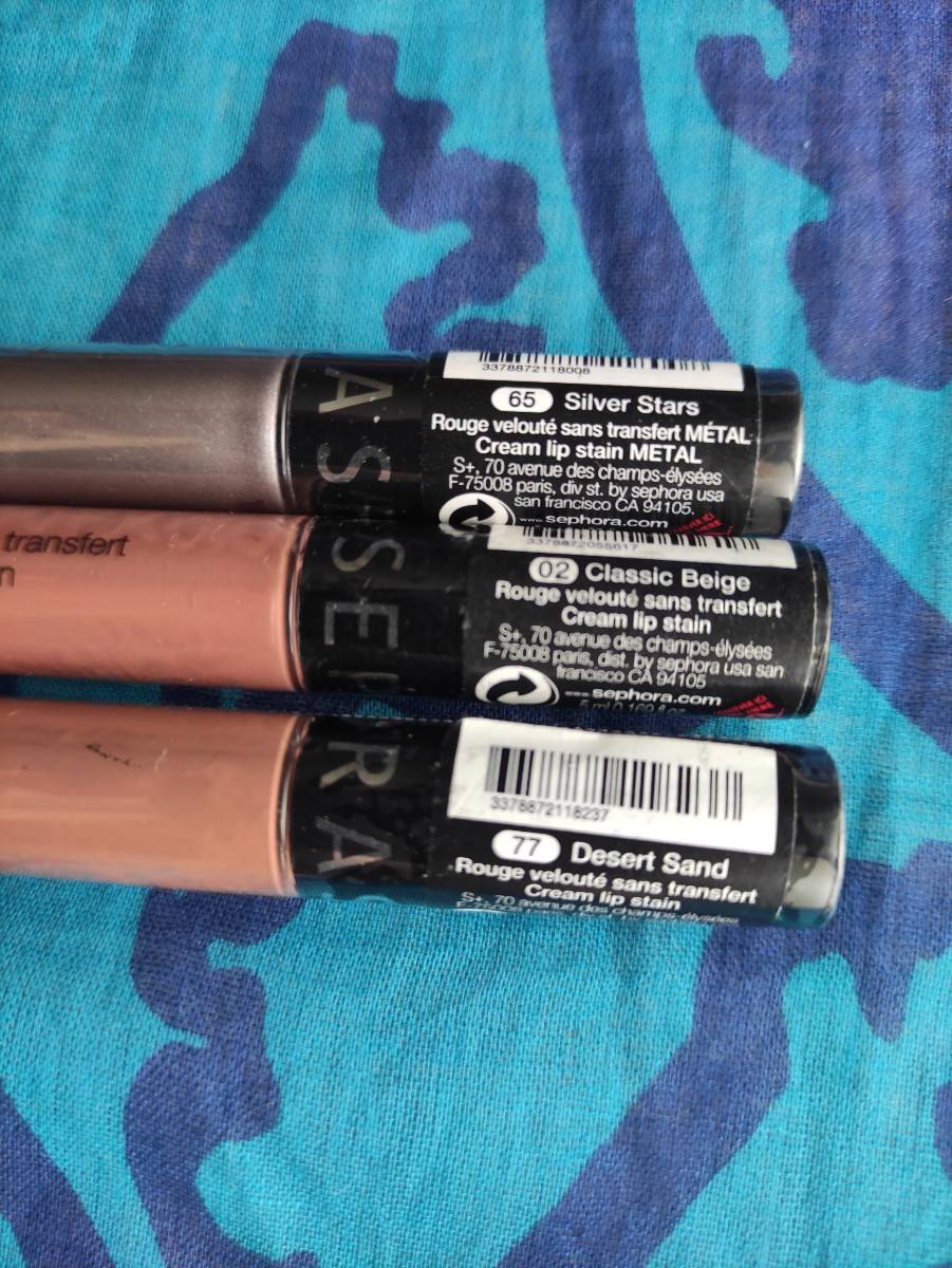 Vends 3 rouges veloutés neufs, Sephora