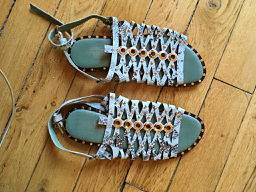 Vends sandales en cuir de marque Ivy Kirzhner - Pointure 38