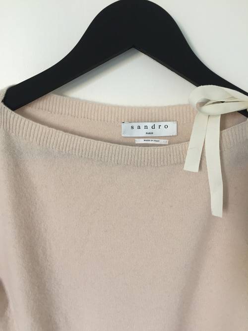 Vends pull Sandro femme rose pâle Taille S 1 neuf 55 €