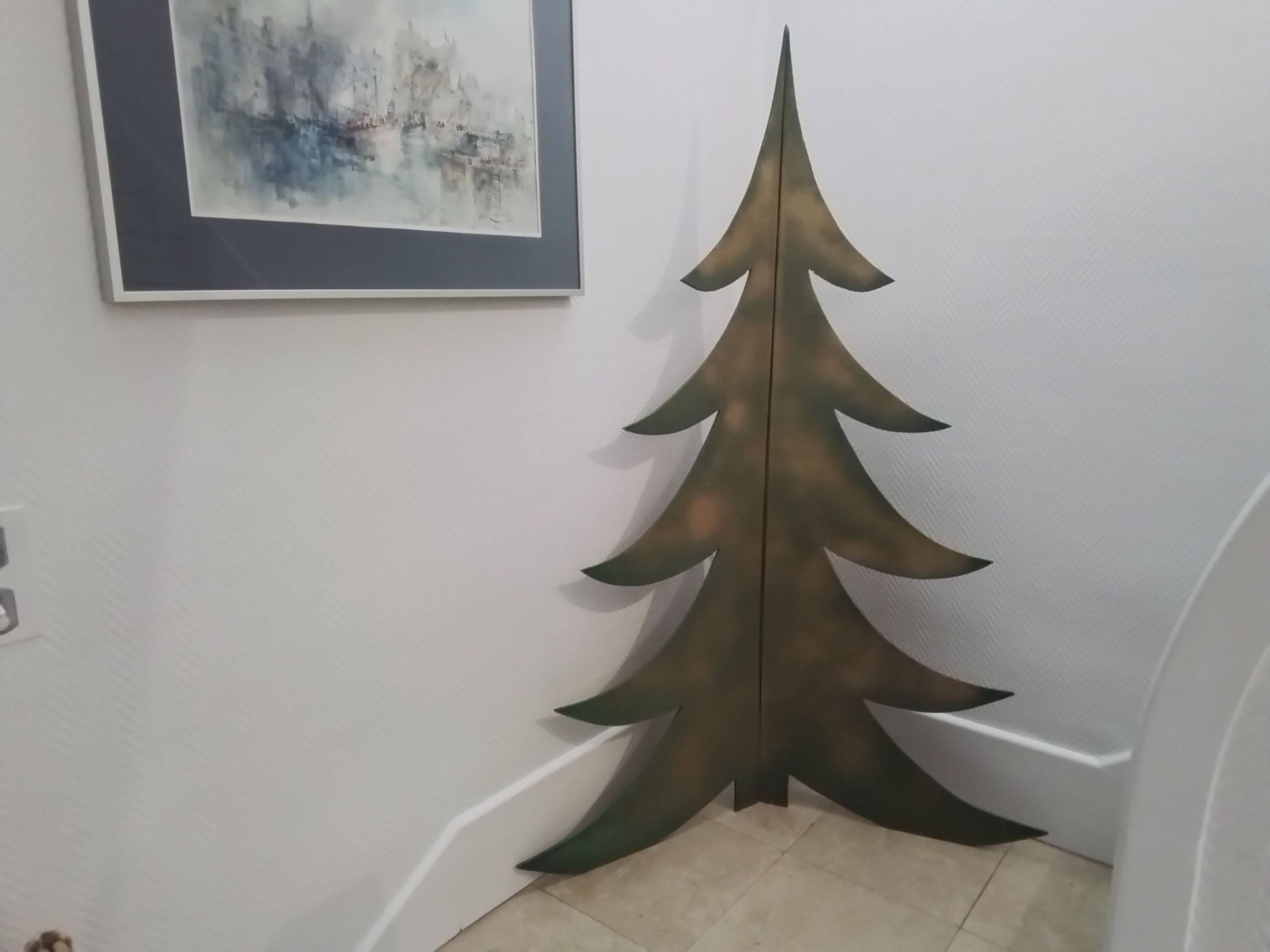 Vends sapin de Noël très décoratif