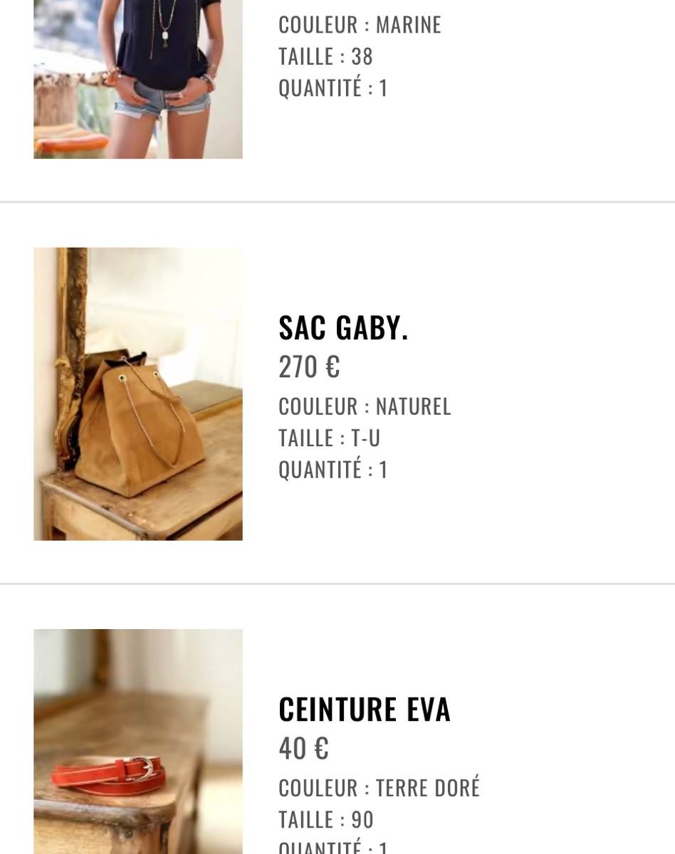 Sac gaby sezane occasion sales