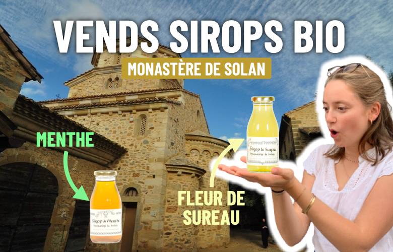Vends sirops BIO (menthe et fleur de sureau) - Monastère de Solan sur Gens  de Confiance