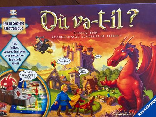 Vends jeu de société électronique "Où va t’il", jamais servi, édité par Ravensburger